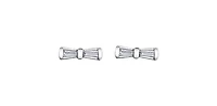 10K White Gold 0.12cttw Diamond Earrings