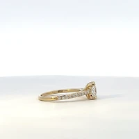 14K Yellow Gold 1.275 Lab Grown Diamond Engagement Ring - 4 / yellow gold