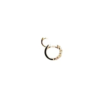 10K Yellow Gold 0.20cttw Diamond Hoop Earrings