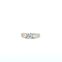 14K Yellow Gold and White Gold Maple Leaf Diamonds - 4 / yellow gold