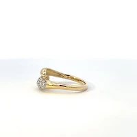 10K Yellow Gold 0.38cttw Diamond Ring - 4 / yellow gold