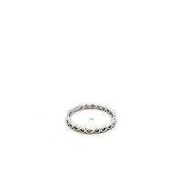 10K White or Yellow Gold Infinity Ring - /