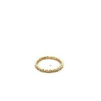 10K Yellow Gold 0.075cttw Diamond Infinity Ring