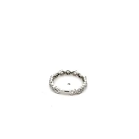 10K White Gold 0.15cttw Diamond Infinity Ring - /