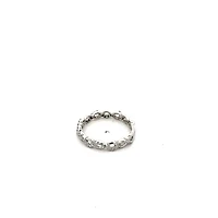 10K White Gold 0.15cttw Diamond Infinity Ring - /