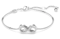 Swarovski - Hyperbola bracelet, Infinity, White, Rhodium plated - 5679664