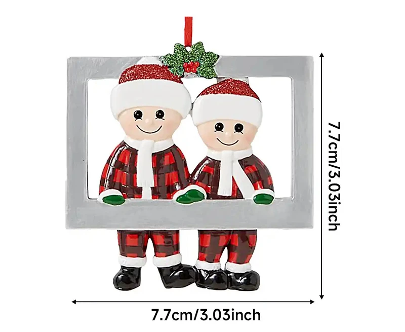Personalized Family Christmas Tree Ornament