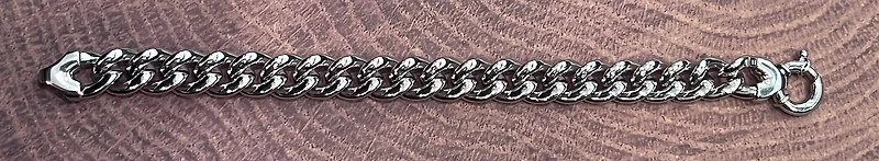 925 Sterling Silver 12.0mm Curb Bracelet  -  8 Inches