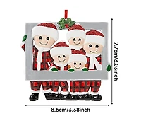 Personalized Family Christmas Tree Ornament