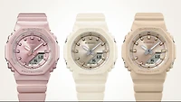 Casio G-Shock Women's Analog Digital Watch, GMAP2100ST-7A, White & Gold