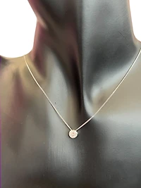 10K Gold 0.50cttw Lab Grown Diamond Necklace