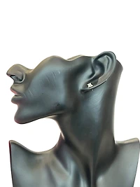 10K White Gold 0.25cttw Lab Grown Diamond Earrings