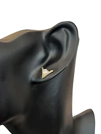 10K Yellow Gold 0.50cttw Lab Grown Diamond Earrings