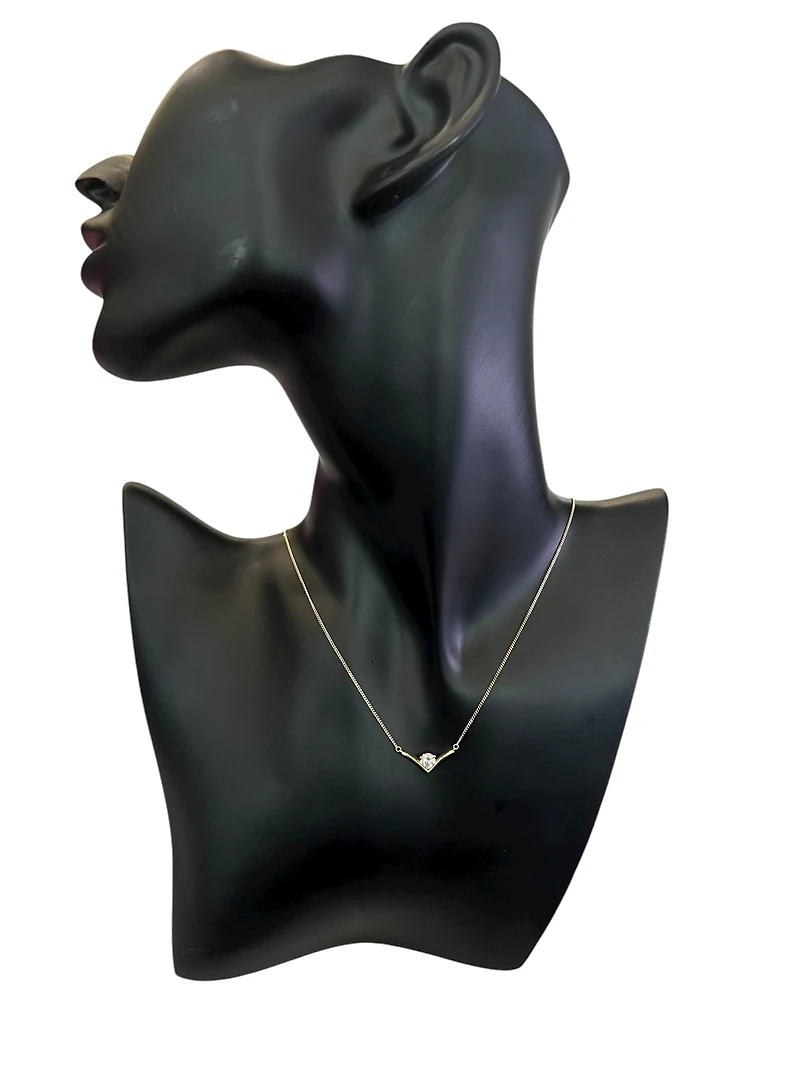 10K Yellow Gold 0.30cttw Lab Grown Diamond Necklace