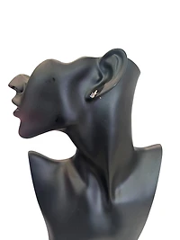 10K Yellow Gold Tanzanite and Diamond Earrings