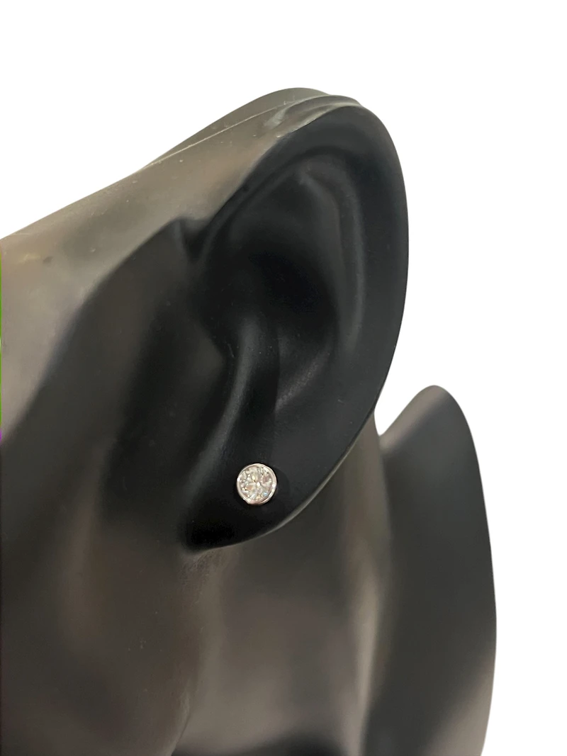 10K White Gold 0.50cttw Lab Grown Diamond Earrings
