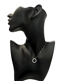 10K White Gold 1.00cttw Diamond Necklace
