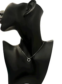 10K White Gold 0.25cttw Diamond Necklace