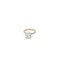 14K White Gold 2.50 cttw Lab Grown Diamond Engagement Ring - 4.5 /