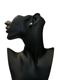 14K White Gold 4cttw Lab Grown Diamond Stud Earrings - White gold