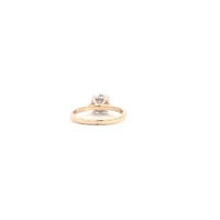 14K Gold Lab Grown Cushion Cut Diamond Engagement Ring - 4 /