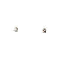 10K White Gold 0.75cttw Lab Grown Diamond Earrings