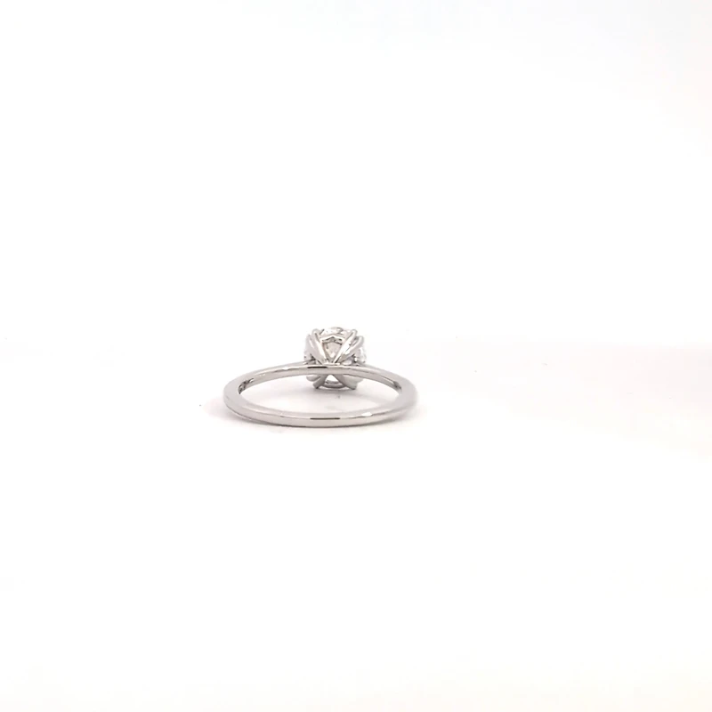14K White Gold ct Lab Grown Diamond Engagement Ring