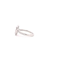 14K Gold Lab Grown Oval Diamond Engagement Ring