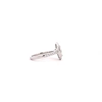 14K Gold Lab Grown Oval Diamond Engagement Ring