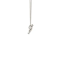 10K White Gold 0.75cttw Lab Grown Diamond Necklace - 18 Inches