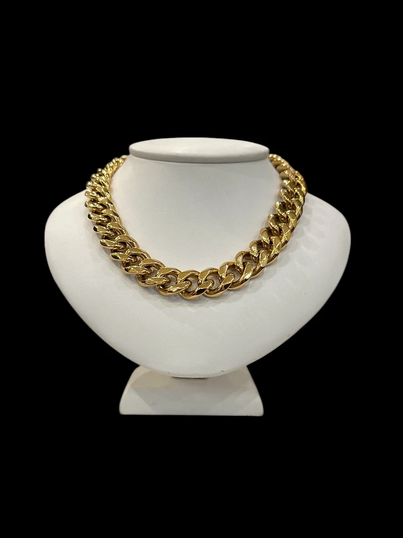 Stainless Steel 15mm 24" Miami Curb Chain