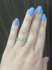 10K Yellow Gold 0.18cttw Diamond Ring