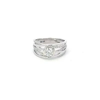 14K White Gold 0.75cttw Canadian Diamond Ring