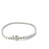 10K White Gold 2.00cttw Diamond Tennis Bracelet