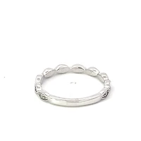 10K White Gold 0.20cttw Diamond Band
