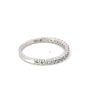 10K White Gold White Topaz Ring