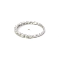 10K White Gold 0.07cttw Diamond Band