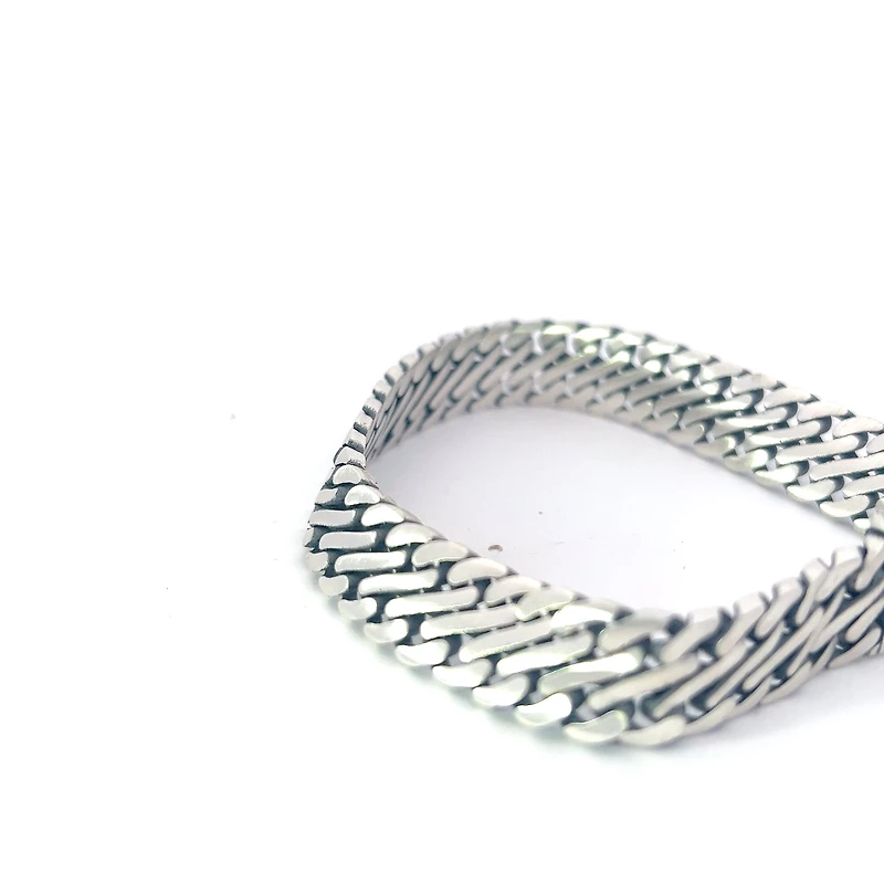 925 Silver 11.0mm Bracelet  - 8.0 Inches