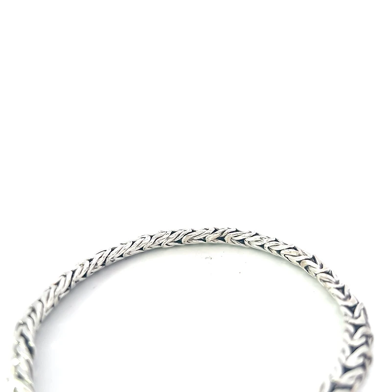 925 Silver 5.25mm King's Link Bracelet  - 8.5 Inches