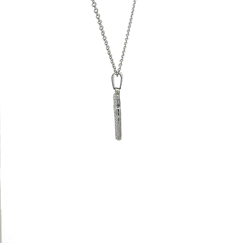 Stainless Steel 20X14mm Cross Pendant - 18"