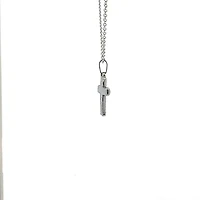 Stainless Steel 20X14mm Cross Pendant - 18"