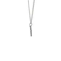 Stainless Steel 18x9mm Cross Pendant - 18"