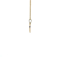 Stainless Steel Gold Plated 23X21mm Engravable Heart Pendant - 18"