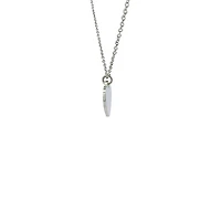 Stainless Steel 18X16mm Engravable Heart Pendant - 18"