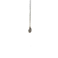Stainless Steel 10mm Engravable Disc Pendant - 18"