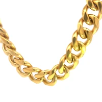 Stainless Steel 15mm 24" Miami Curb Chain