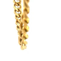 Stainless Steel 15mm 24" Miami Curb Chain