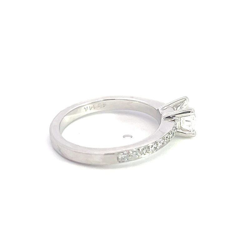 14K White Gold 1.03cttw Diamond Engagement Ring - /