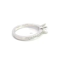 14K White Gold 1.03cttw Diamond Engagement Ring - /