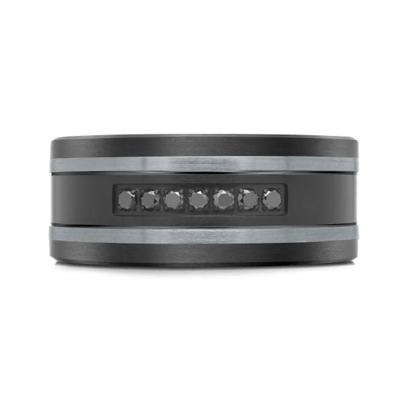 14K White Gold, Tantalum, Titanium